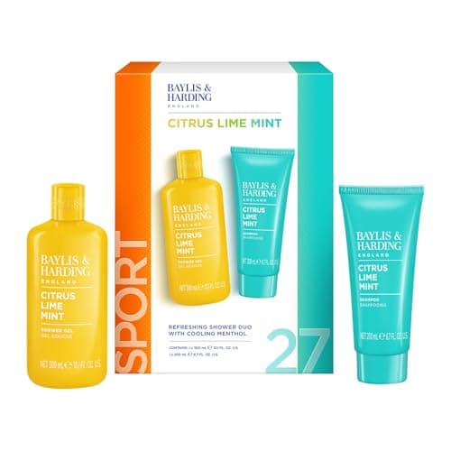 Image of Baylis & Harding Citrus, Lime & Mint Men's Refreshing Shower Duo Gift Set - Vegan Friendly