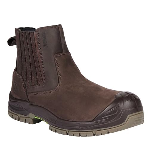 Image of Apache Waban Dealer Safety Boot | Brown Size 10 UK | Composite Toe Cap | Midsole Protection | Non Metallic | Comfort In sock | Durable Sole