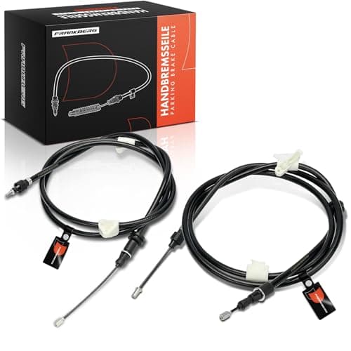 Image of Frankberg 2x Handbrake Cable Rear Left Right Compatible with Mondeo IV BA7 Mondeo IV Saloon BA7 Mondeo IV Turnier BA7 Mondeo IV Van Galaxy MK II Van WA6 Replace# 6G912A635EG