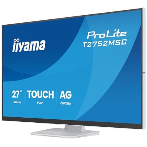Image of Iiyama ProLite T2752MSC-W1AG, 68.6 cm (27"), 1920 x 1080 Pixel, Full HD, LCD, 5 ms, Wei?