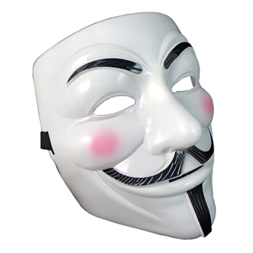 Image of OnceAll V for Vendetta Guy Fawkes Face Mask Fancy Halloween Cosplay