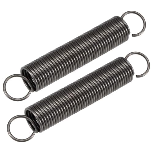 Image of TA-VIGOR 2Pcs Extension Compressed Spring,2mm Wire Diameter, 20mm Outer Dia, 120mm Free Length Steel Dual Hook Tension Spring for DIY Repair, Mechanical Equipment, Industrial Use