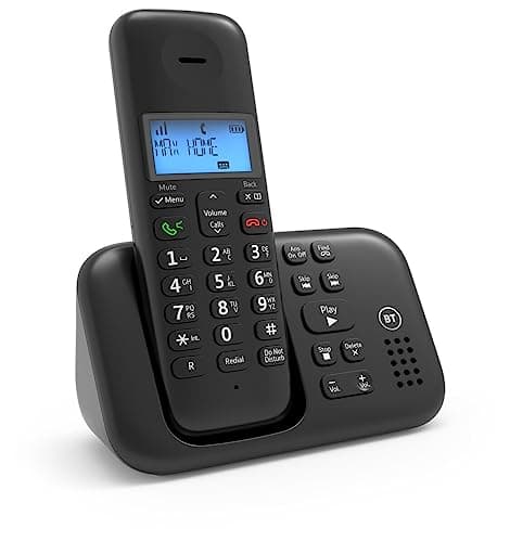 Image of BT 3960 Cordless Landline House Phone, Home Phone, Nuisance Call Blocker, Do Not Disturb button, Answer Machine, Single Handset Pack