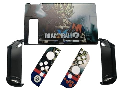 Image of TB® Dockable Case for Nintendo Switch Grip Protective Cover Case Compatible with Nintendo Switch Console Controller (DragonBall2)