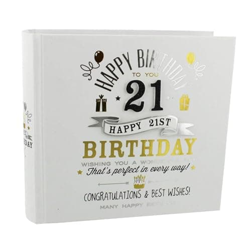 Image of Signography 21st Birthday Photo Album 4x6 (FL29921)