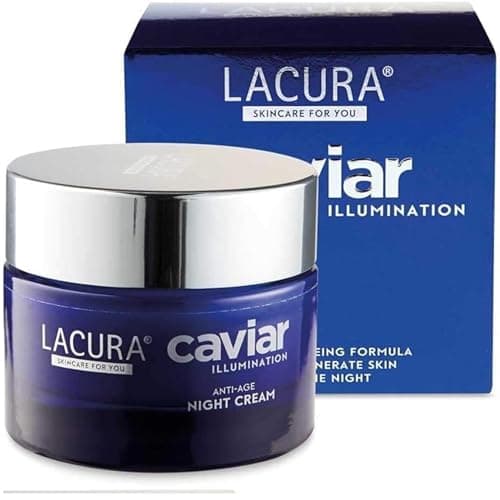 Image of Caviar Anti-Ageing Skincare Set – Firming & Hydrating Face Cream with 50ml Day Cream + 50ml Night Cream, Anti-Wrinkle Moisturizer for Women & Men (50ml Night Cream)