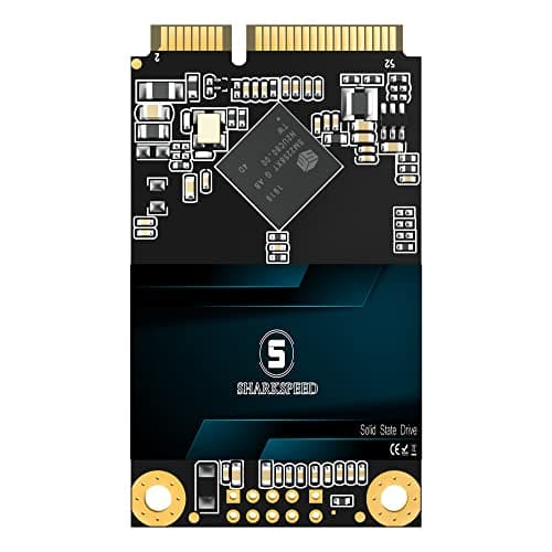 Image of S SHARKSPEED mSATA SSD 32GB Mini SATA 3 (6Gb/s) TLC 3D NAND SSD Hard Drive Internal Solid State Drive for Notebooks, Desktop PC (32GB, mSATA)