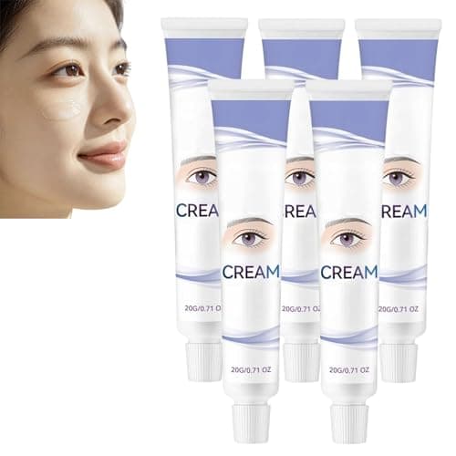Image of Hydrating Eye Cream - Gentle Daily Under Eye Moisturizer, Lightweight Comforting Eye Cream for Dry & Sensitive Skin, Fragrance-Free Hydration Therapy for Supple, Smooth Skin (5pcs)