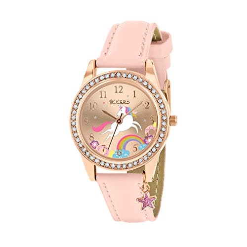 Image of Tikkers Girl's Analog Quartz Unicorn Watch with Polyurethane Strap TK0201