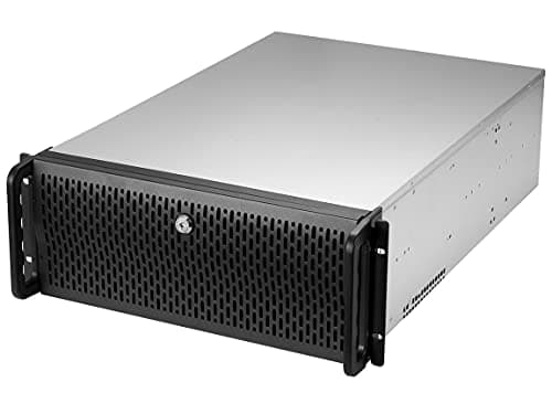 Image of Rosewill 4U RSV-R4000U Rackmount Server Chassis | 8 3.5" HDD Bays, 3 5.25" | Includes 2 Front 120mm Fans and 2 Rear 80mm Fans | USB 3.0, USB 2.0 | Front Panel Lock and Key