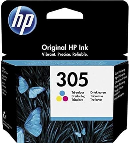 Image of HP 305 3YM60AE Tricolor Original Ink Cartridge Compatible DeskJet 2700, 2730, 4100, 4134, Envy Series 6020, 6030, 6420, 6430 Inkjet Printers
