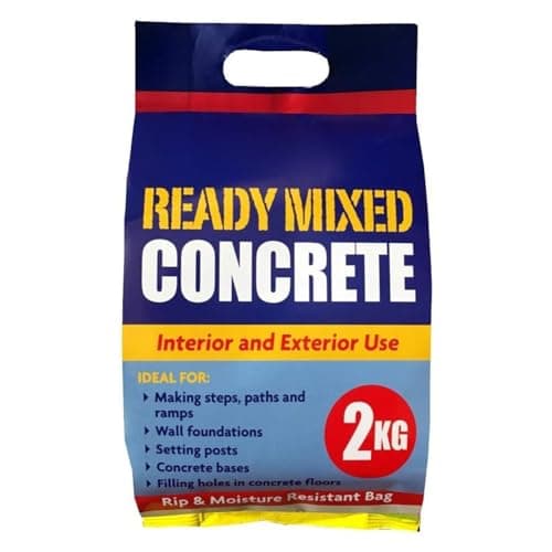 Image of Hi-Performance Cement Ready Mixed Concrete Quick Set Mortar Bag 2kg (Ready Mixed Concrete, 1 Bag)