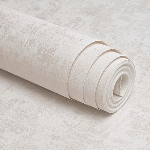 Image of Anttyscar Industrial Textured Concrete Effect Beige Wallpaper Decorative Luxury Wall Paper with Distressed Pattern, Textured Finish & Metallic Detailing for Living Room, Bedroom, Fireplace