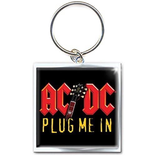 Image of Metal Ac/DC Key Ring