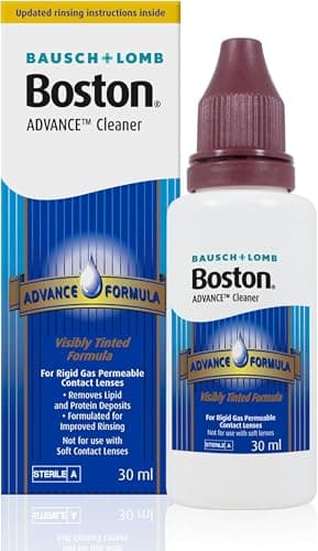 Image of Boston Advance Cleaner, Leaves Lenses Clean, Ready for Disinfection and Conditioning, for Rigid Gas Permeable (RGP) and Hard Contact Lenses, 30 ml