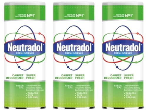 Image of Neutradol Carpet Deodoriser | Super Fresh 350g (pack of 3)
