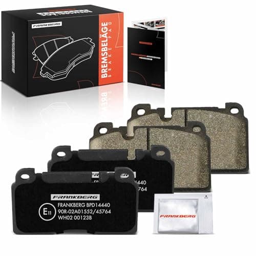 Image of Frankberg Brake Pad Set incl. 4x Pads Front Compatible with A6 Avant 4G5 4GD Q5 8RB M.a.c.a.n 95B A6 4G2 4GC A7 Sportback 4GA 4GF Replace# 8R0698151M,8R0698151AA