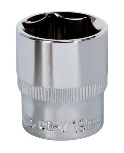 Image of WallDrive® Socket 19mm 3/8" Sq Drive Fully Polished(SEALEY SP3819)