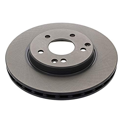 Image of febi bilstein 18886 Brake Disc Set (2 Brake Disc) front, internally ventilated, No. of Holes 5