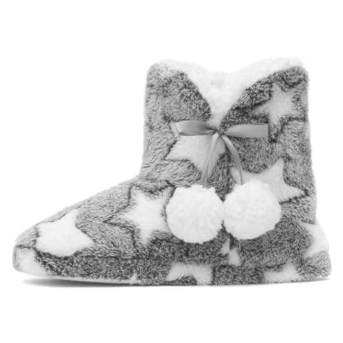 Image of The Slipper Company Womens Grey Slipper - Size M - Grey