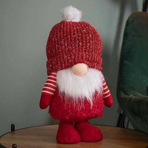 Image of Samuel ALEXANDER 40cm Large Red Gonk with Bobbly Hat Christmas Decoration