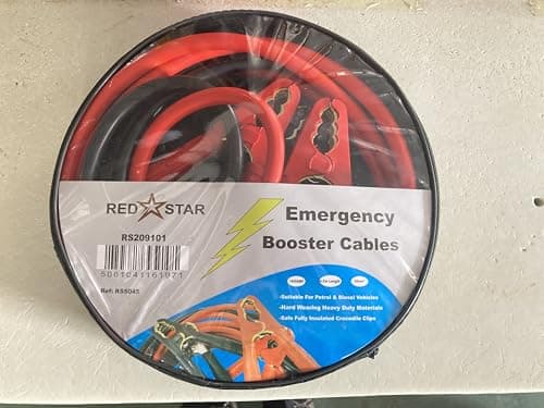 Image of RED STAR HEAVY DUTY JUMP LEADS 50 square mm(1800 AMP) and 45 square mm Cable(1200AMP), choice of 4.5m and 6m (50mm² Cable, 4.5m)