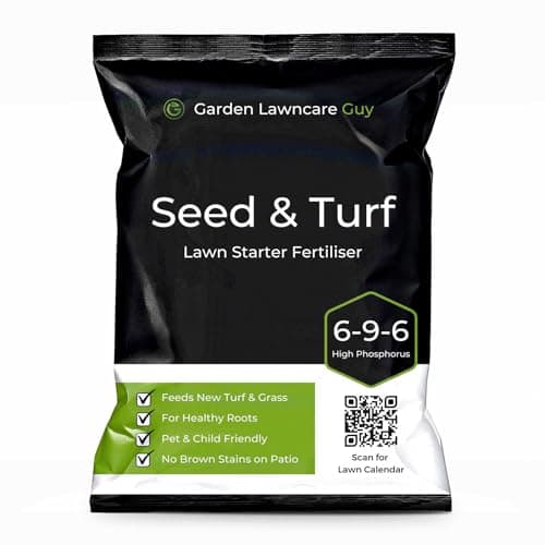 Image of Seed & Turf Feed - Pre Seeding & Pre Turfing Lawn Fertiliser - Child and Pet Friendly - High in Phosphorus for Lawn Establishment - Garden Lawncare Guy