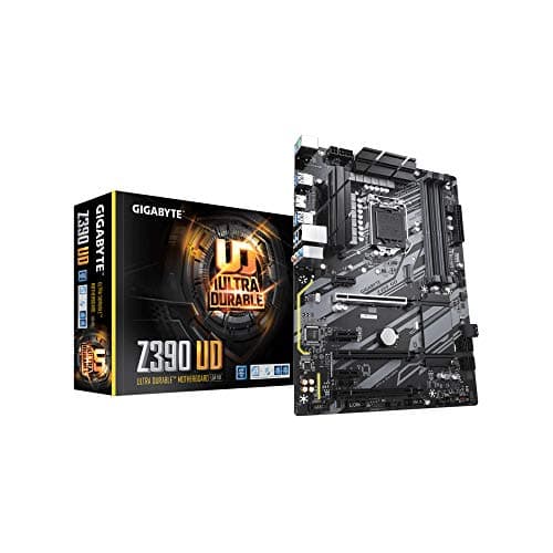 Image of GIGABYTE Z390 UD (LGA 1151 (300 Series) Intel Z390 SATA 6Gb/s ATX Intel Motherboard for Cryptocurrency Mining with above 4G Decoding, 6 x PCIe Slots)