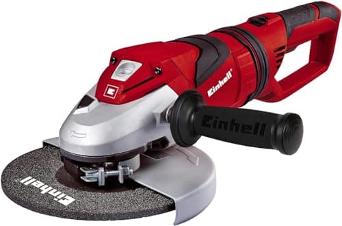 Image of Einhell Angle Grinder 2350W, Soft Start, Spindle Lock, Additional Handle, Rotatable Anti-Vibration Grip Angle Grinder with Disc for Cutting, Sanding and Grinding, 230 mm, 9 Inch TE-AG 230