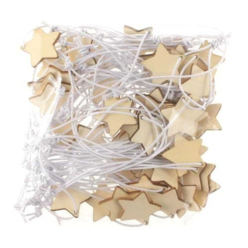 Image of EPIGEIST 50pcs Beige Five-pointed Star Wine Bottle Pendant Tags Wooden Hanging Decor for DIY Crafts Wedding Party Home Decoration Rustic Rustic Craft Embellishments