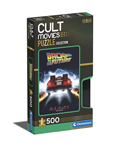Image of Clementoni - 35110 - Cult Movies Puzzle - Back To The Future - Jigsaw Puzzle 500 Pieces, Made In Italy, Jigsaw Puzzle For Adults