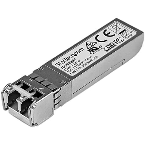Image of StarTech.com HPE JD094B Compatible SFP+ Module - 10GBASE-LR - 10GbE Single Mode (SMF) Fiber Optic Transceiver - 10GE Gigabit Ethernet SFP+ - LC 10km - 1310nm - DDM HPE 5900, 12500, 5500 (JD094BST)