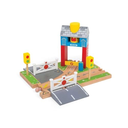 Image of Bigjigs Rail Signal Box Tunnel - Wooden Train Set Accessories, Tunnels For Trains & Railway Sets, Classic Kids Toys, Compatible With Other Major Wood Rail Brands, For 3+ Year Olds
