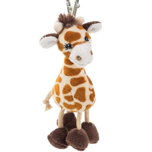 Image of Rudolf Schaffer "Bahati the Giraffe" Key Chain, Brown, 13 cm