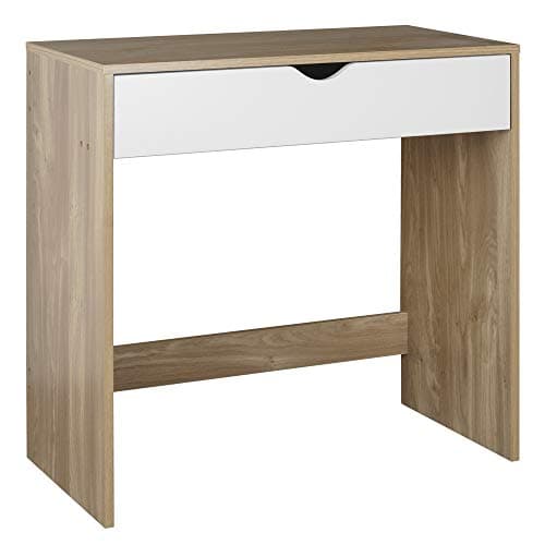 Image of URBNLIVING Bedroom 1 Drawer Wooden Small Dressing Table