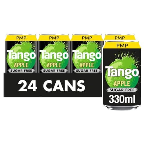 Image of Soft Drink Cans All Flavours 24x330ml (330ml, Tango Apple Sugar Free)