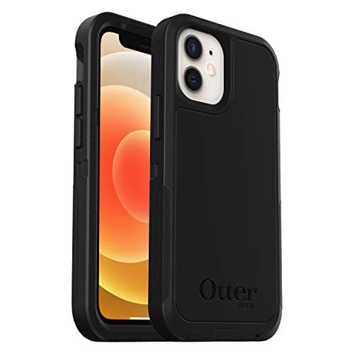 Image of OtterBox Defender XT Case for iPhone 12 mini with MagSafe, Shockproof, Drop proof, Ultra-Rugged, Protective Case, 5x Tested to Military Standard, Black, No Retail Packaging