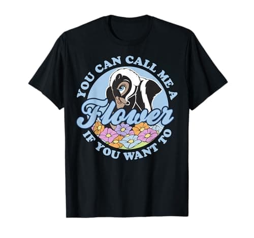 Image of Disney Bambi You Can Call Me A Flower If You Want To T-Shirt