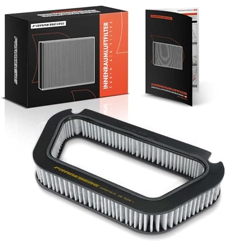 Image of Frankberg Cabin Air Filter Pollen Filter with Activated carbon Compatible with A8 4E2 4E8 2.8L-6.0L 2002-2010 Replace# 4E0819439A