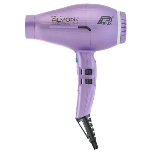 Image of Parlux Alyon Hair Dryer. Light, Long Life Professional Hairdryer with Air Ionizer Technology. 2250 W Blow Dryer with 2 Speeds, 4 Temperatures & Cold Shot Button. (Lilac)