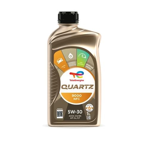 Image of TotalEnergies Quartz 9000 NFC 5W30 Engine Oil ACEA A5/B5, API CF/SL Age-Resistance Technology Fuel Economy Formula Advanced Synthetic Motor Oil Lubricant - 1L