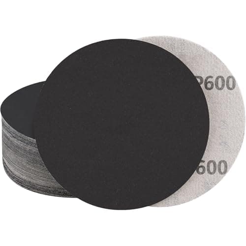 Image of STEBRUAM 30Pcs 150mm Sanding Discs 600 Grit for Dry and Wet Sanding, Compatible with Random Orbital Sander, Woodworking & Automotive Sandpaper
