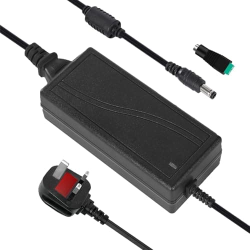 Image of 24V Power Supply Adapter 144W 6A, AC 100-240V to DC 24V Transformer with 5.5 x2.5mm DC Output Jack, LED Power Supply 24 Volt for LED Lights.