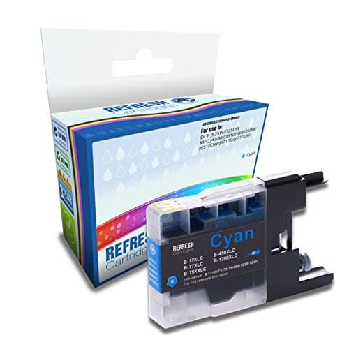 Image of Refresh Cartridges Compatible Ink Cartridge Replacement for Brother LC1220C/LC1240C/LC1280XLC (Cyan)