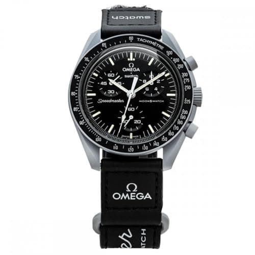 Image of Omega x Swatch Moon Swatch Mission to The Moon Speedmaster Black - New, SO33M100, Black, Modern