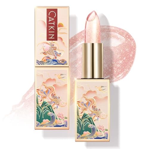 Image of CATKIN Moonlight Lip Balm, Colour Changing Lipstick, Natural Hydrating Tinted Lip Balm, Chapstick Lip Balms with Vitamin E for 8h Moisture for Dry Cracked Lips, 3.5g