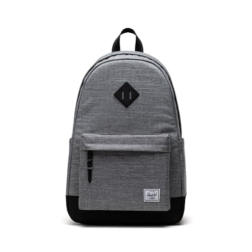 Image of Herschel Unisex's Heritage Backpack, Raven Crosshatch, One Size