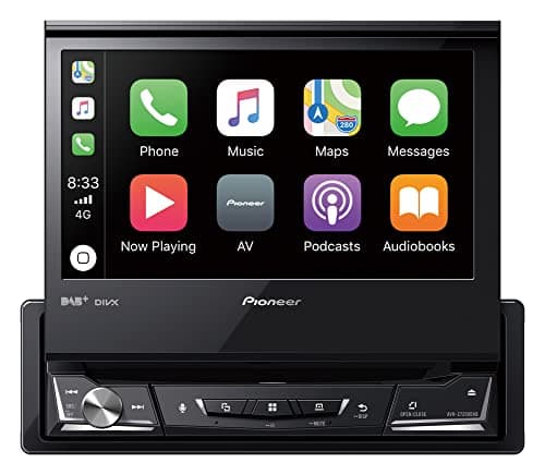 Image of Pioneer AVH-Z7200DAB 1-DIN Multimedia Player, Fold-Out ClearType Touchscreen, Smartphone Connection, Apple Car Play, Android Car, USB, Bluetooth, 13-Band Graphics Equalizer