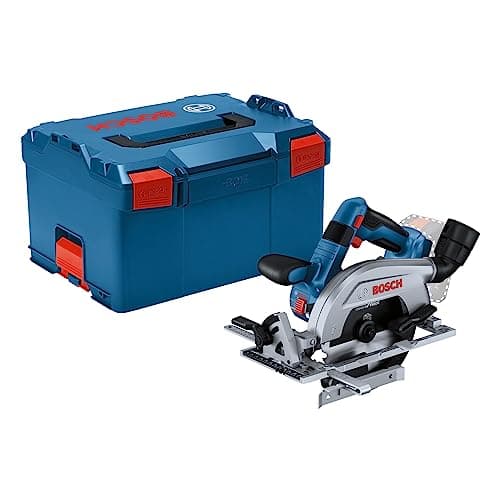 Image of Bosch Professional 18V System Cordless Circular Saw GKS 18V 57-2 L (Left-Hand Saw Blade, brushless Motor, 57 mm Cutting Depth with 90° cuts, incl. 1x Circular Saw Blade, Without Battery/Charger)