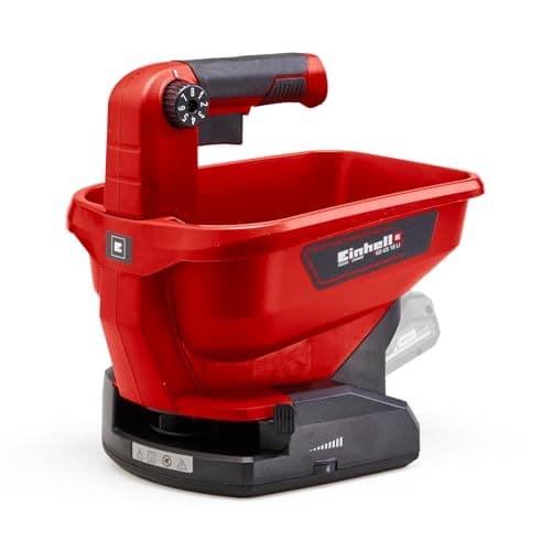 Image of Einhell Cordless Spreader 18V Power X-Change, Adjustable Scatter Width, Variable Flow Rate, for Fertilizer, Grass Seed, Salt and Grit, Without Battery GE-US 18 Li Solo